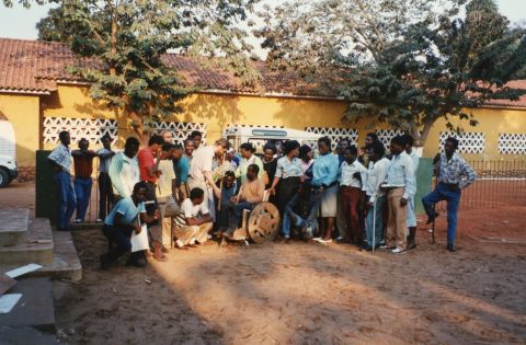 Workshop for building mobility aids for handicapped individuals. 
Workshop for building mobility aids for disabled individuals; run in partnership with the Angola Secretariat of State for Social Affairs (SEAS).